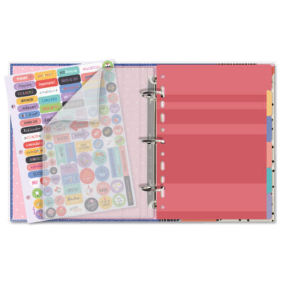 Alternative view of Caderno Argolado Planner Fina Ideia Jardim das Cores 16,2x23,5cm 103 folhas capa protetora