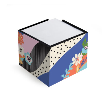 Alternative view of Porta-lembretes Fina Ideia Jardim das Cores 7,8x7,8cm em MDF