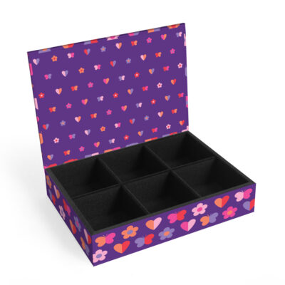 Alternative view of Porta-joias M Fina Ideia Fun 19x14x5,5cm em MDF