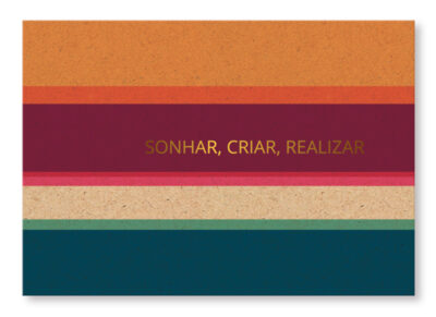 Cartão Essencial Sucesso Reciclar Fina Ideia 11x15,5cm com envelope