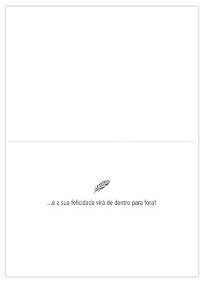 Alternative view of Cartão Essencial Felicitações Primavera Fina Ideia 11x15,5cm com envelope