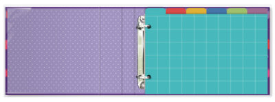 Alternative view of Porta-Fichas Fun Fina Ideia 20,5x14,5cm 48 fichas pautadas capa protetora