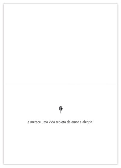 Alternative view of Cartão Essencial Felicitações Riscadinho Vermelho Fina Ideia 11x15,5cm com envelope