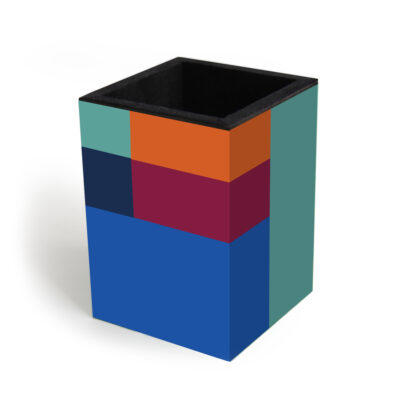 Porta-lápis Fina Ideia Croma 7x7x10cm em MDF