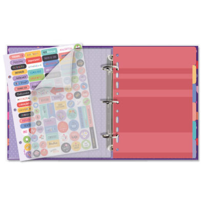 Alternative view of Caderno Argolado Planner Fina Ideia Fun 16,2x23,5cm 103 folhas capa protetora