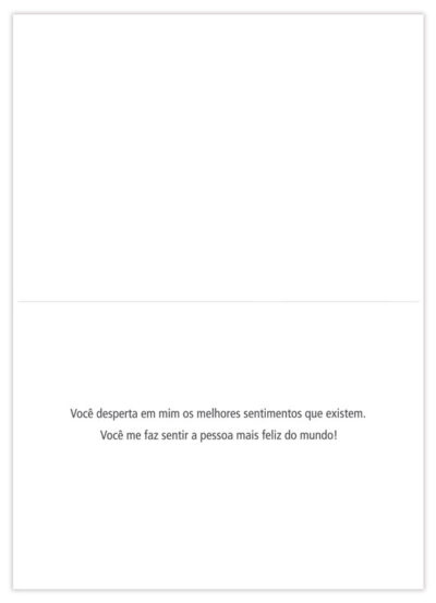 Alternative view of Cartão Mix Romântico Palavras Fina Ideia 11x15,5cm com envelope