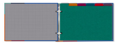 Alternative view of Porta-fichas Croma Fina Ideia 25,5x18cm 48 fichas pautadas capa dura