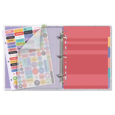 Alternative view of Caderno Argolado Fina Ideia Sempre-viva 16,5x23,2cm 80 folhas capa protetora