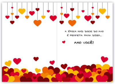 Alternative view of Cartão Artesanal Páscoa Coelho com Coração Fofo Fina Ideia 11x15,5cm com envelope