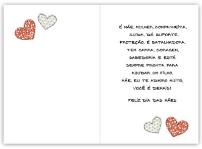 Alternative view of Cartão Artesanal Mãe Super Mãe Fina Ideia 11x15,5cm com envelope