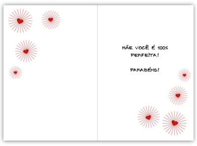 Alternative view of Cartão Artesanal Mãe Perfeita Fina Ideia 11x15,5cm com envelope