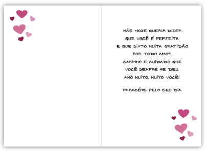 Alternative view of Cartão Artesanal Mãe Miss Fina Ideia 11x15,5cm com envelope