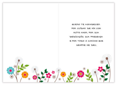 Alternative view of Cartão Artesanal Mãe Envelope Flores Fina Ideia 11x15,5cm com envelope