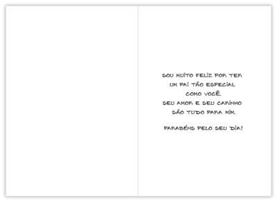 Alternative view of Cartão Artesanal Pai Esportista Fina Ideia 11x15,5cm com envelope