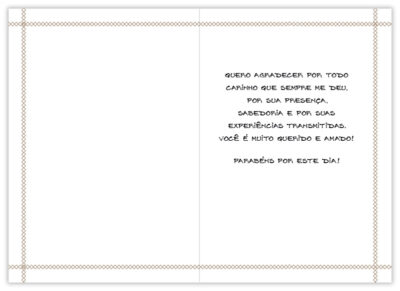 Alternative view of Cartão Artesanal Avô Eterna Gratidão Fina Ideia 11x15,5cm com envelope