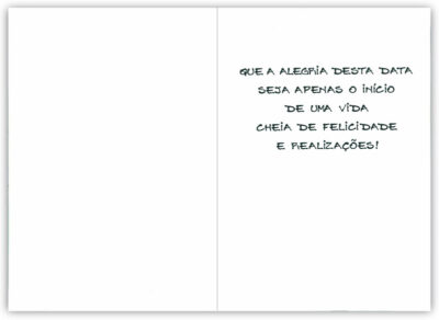 Alternative view of Cartão Artesanal Judaico Bat Mitzvah Estrela Rosa Fina Ideia 11x15,5cm com envelope