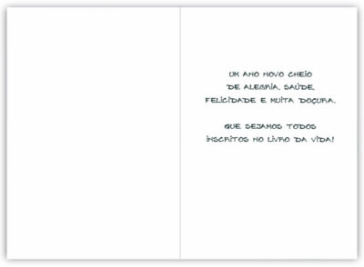 Alternative view of Cartão Artesanal Judaico Shofar Fina Ideia 11x15,5cm com envelope