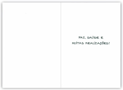 Alternative view of Cartão Artesanal Judaico Aniversário Shalom Olho Fina Ideia 11x15,5cm com envelope