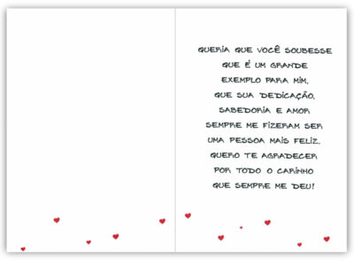 Alternative view of Cartão Artesanal Avó Coruja Fina Ideia 11x15,5cm com envelope