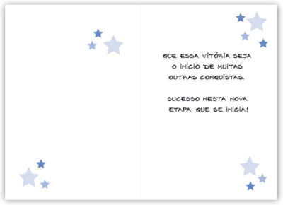 Alternative view of Cartão Artesanal Chapéu Formatura Fina Ideia 11x15,5cm com envelope