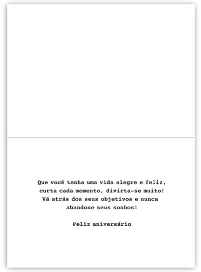 Alternative view of Cartão Mix Aniversário Bolo Estampas Fina Ideia 11x15,5cm com envelope