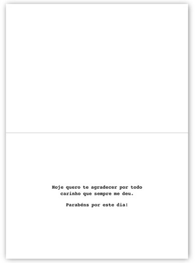 Alternative view of Cartão Mix Avô Chapéu Fina Ideia 11x15,5cm com envelope