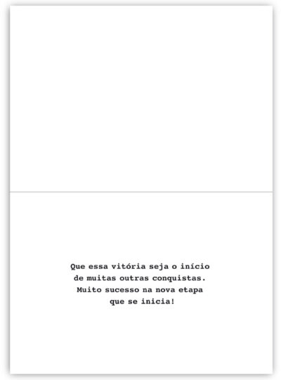 Alternative view of Cartão Mix Formatura Fina Ideia 11x15,5cm com envelope