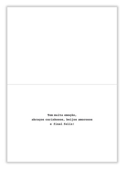 Alternative view of Cartão Mix Romântico Cinema Fina Ideia 11x15,5cm com envelope