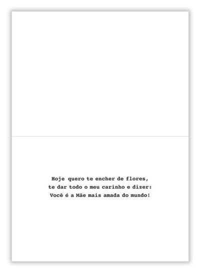 Alternative view of Cartão Mix Mãe Carrinho Flores