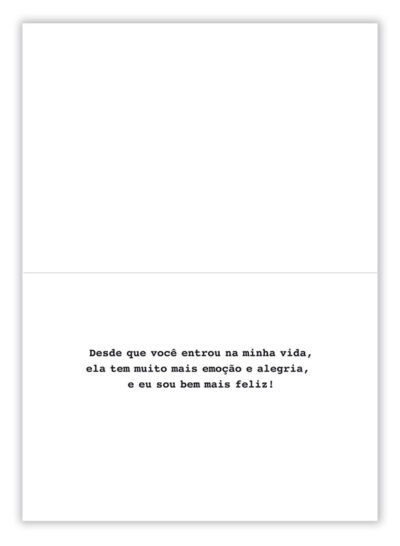 Alternative view of Cartão Mix Romântico Com Você Fina Ideia 11x15,5cm com envelope