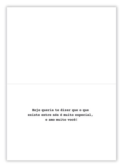 Alternative view of Cartão Mix Romântico Cortiça Fina Ideia 11x15,5cm com envelope