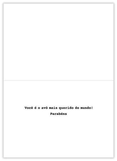 Alternative view of Cartão Mix Avô Querido Fina Ideia 11x15,5cm com envelope