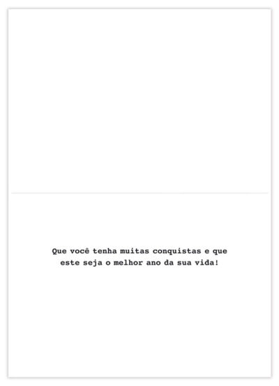 Alternative view of Cartão Mix Ano Novo Fogos Fina Ideia 11x15,5cm com envelope