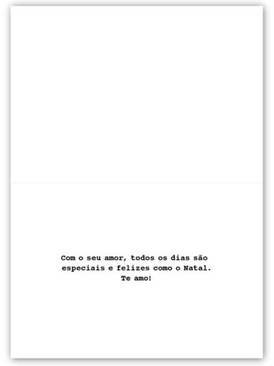 Alternative view of Cartão Mix Natal Coração Natalino Fina Ideia 11x15,5cm com envelope