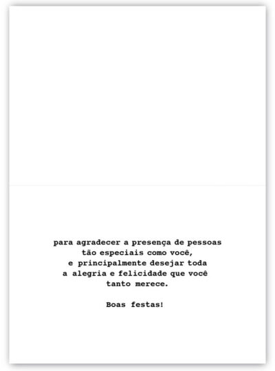 Alternative view of Cartão Mix Natal Boneco Neve Cachecol Fina Ideia 11x15,5cm com envelope