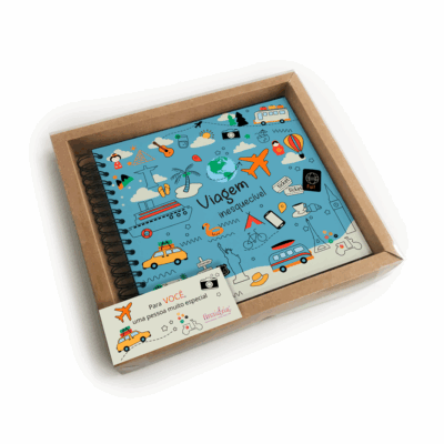 Alternative view of Álbum de Fotos G Fina Ideia Viagem 21,8x23,5cm 30 folhas 180g/m² capa dura