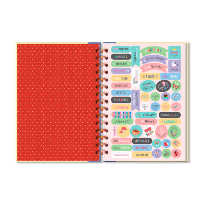 Alternative view of Planner Diário Fina Ideia Buquê 14,5x20,5cm 80 folhas capa dura