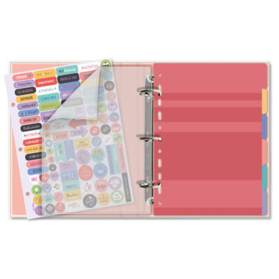 Alternative view of Caderno Argolado Fina Ideia Leve Amor 16,5x23,2cm 80 folhas capa protetora