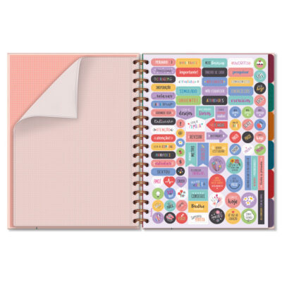 Alternative view of Caderno Folhas Removíveis Fina Ideia Leve Amor 16,5x23,2cm 80 folhas 90g/m² capa dura