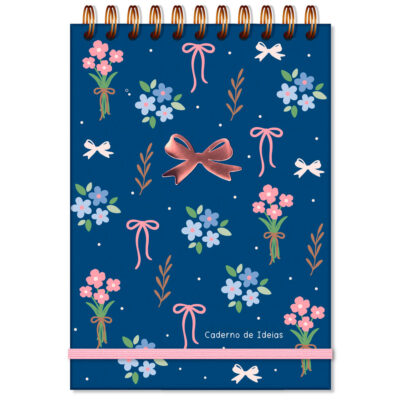 Caderno de Ideias Fina Ideia Laços e Afetos by Sof 14,5x20,5cm 80 folhas 120g/m² capa dura