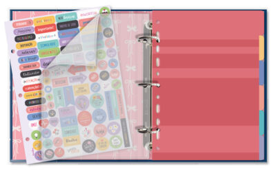 Alternative view of Caderno Argolado Fina Ideia Laços e Afetos by Sof 16,5x23,2cm 80 folhas capa protetora