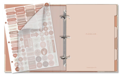 Alternative view of Caderno Argolado Seja + Fina Ideia 16,5x23,2cm 80 folhas capa protetora