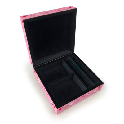 Alternative view of Porta-joias e Aneleira P Fina Ideia Mãe 12,7x12,7x5,2cm em MDF