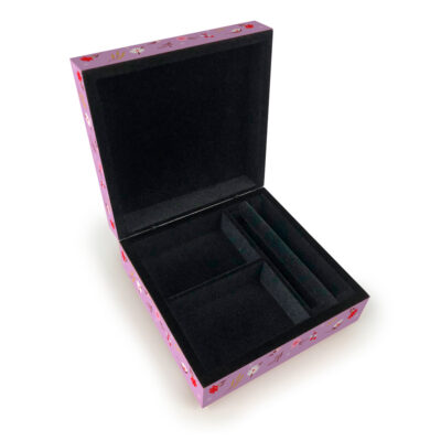 Alternative view of Porta-joias e Aneleira P Fina Ideia Avó 12,7x12,7x5,2cm em MDF