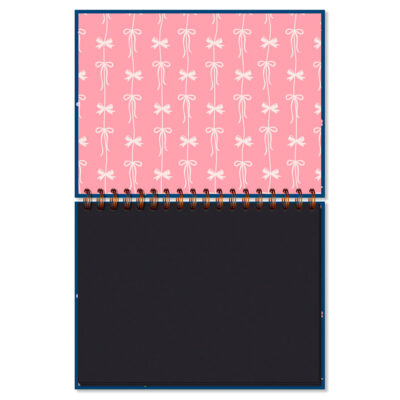 Alternative view of Caderno de Criação Fina Ideia Laços e Afetos by Sof 23,5x17,5cm 30 folhas pretas 180g/m² capa dura