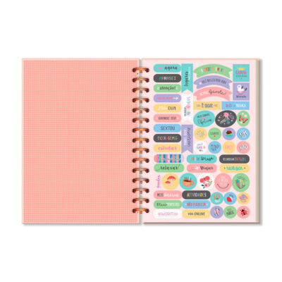 Alternative view of Planner Diário Fina Ideia Leve Amor 14,5x20,5cm 80 folhas capa dura