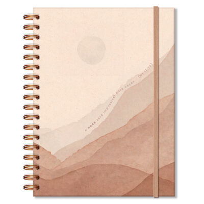 Caderno Colegial 1 Matéria Seja + Fina Ideia 17,3x23,5cm 80 folhas 90g/m² capa dura