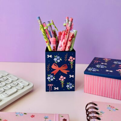 Alternative view of Porta-lápis Fina Ideia Laços e Afetos by Sof 7x7x10cm em MDF