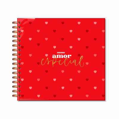 Álbum de Fotos G Fina Ideia Amor Especial 21,8x23,5cm 30 folhas 180g/m² capa dura