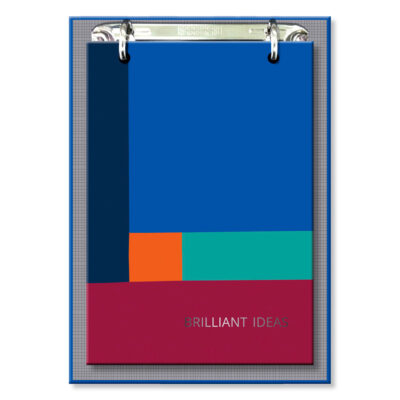 Bloco Office Ferragem Fina Ideia Croma 12x18cm 150 folhas 75g/m² capa dura